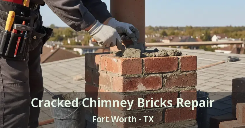 Cracked Chimney Bricks Repair Fort Worth - TX