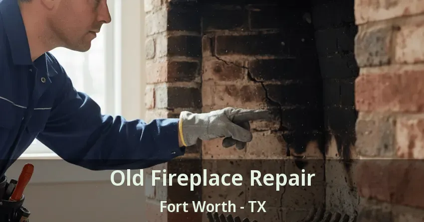 Old Fireplace Repair Fort Worth - TX